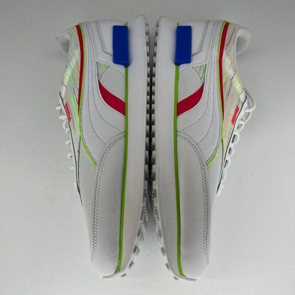 Puma Mens 382740-01 White Future Rider Double Spectra Homme Size 13 Running Shoe - Picture 7 of 9